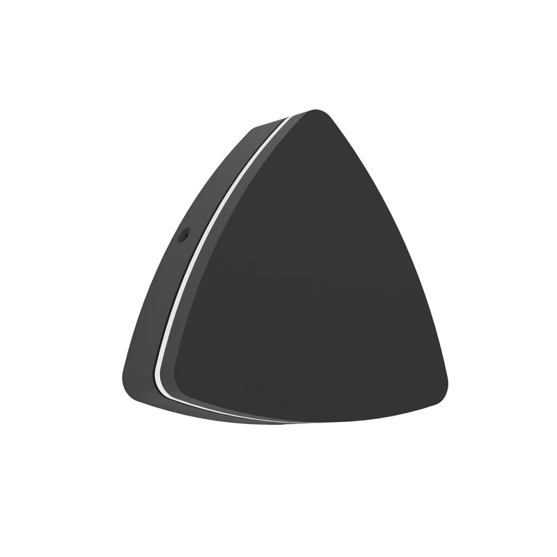 Eglo LED wall Light Pedersano, Triangular rotable Outdoor lamp, Porch and Front Door Lighting, Black, Warm - Neutral - Cool White, IP44 - Image 1
