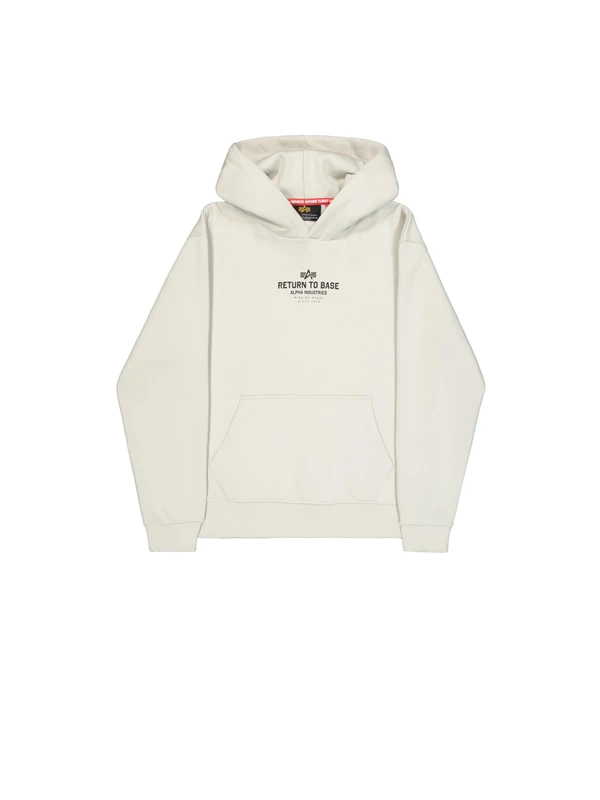 Alpha Industries Men's Return To Base Hoodie, Stone, 3XL