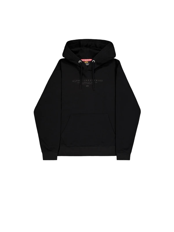 Alpha Industries Men's DTM Alpha Hoodie, Black, 3XL