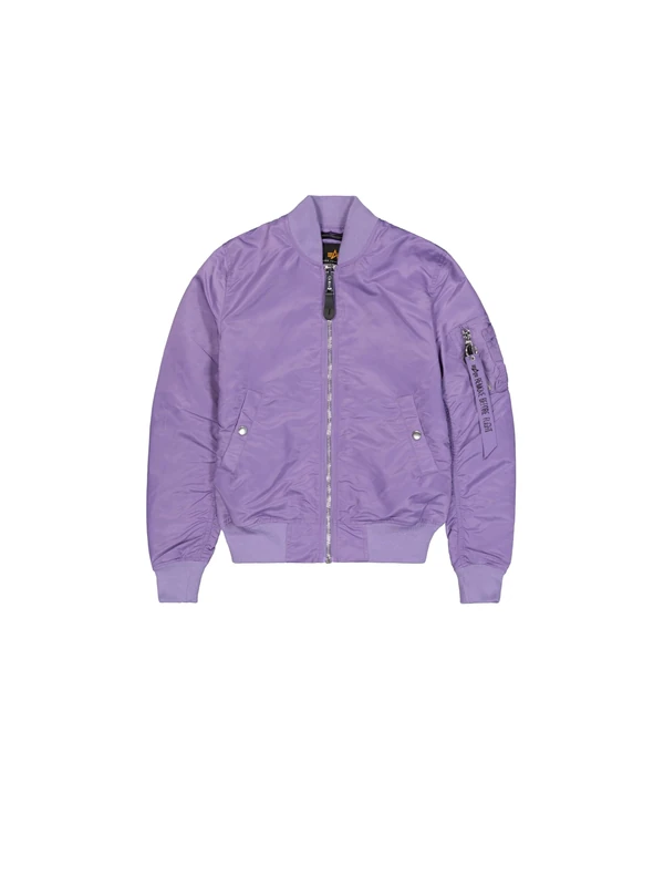 Alpha Industries Women's MA-1 VF Light Bomber Jacket, Violet Storm, XL