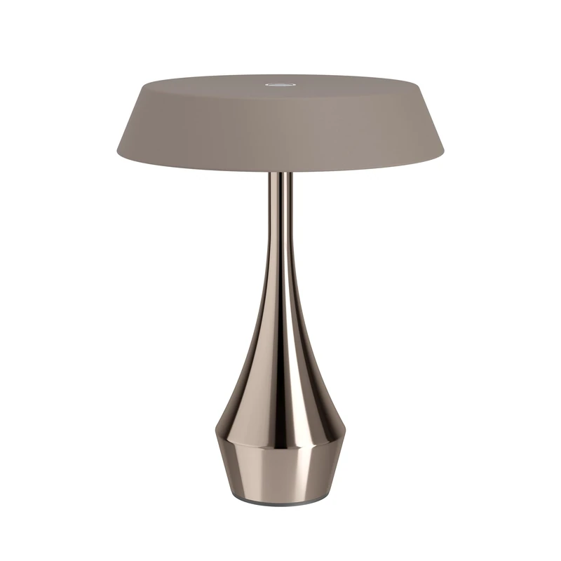 Eglo Wireless Outdoor Table lamp Turcio, Rechargeable Battery Powered LED Light, Touch dimmable Outside Lighting, Bronze Metal, IP44