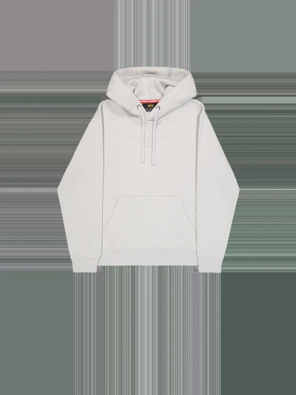 Alpha Industries Men's DTM Alpha Hoodie, Pastel Grey, 3XL