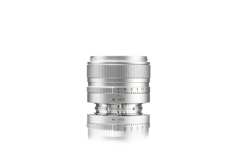 TTArtisan Autofocus 40mm F2.0 Metal Bodied Lens Compatible with Sony E Mount(Full Frame) - Silver - Image 1