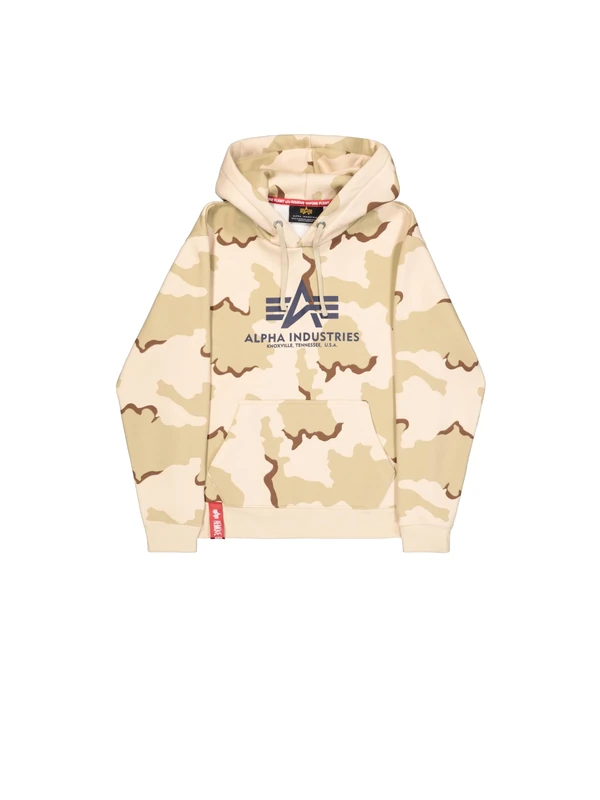 Alpha Industries Men's Basic BL Camo Hoodie, Desert Camo 91, M