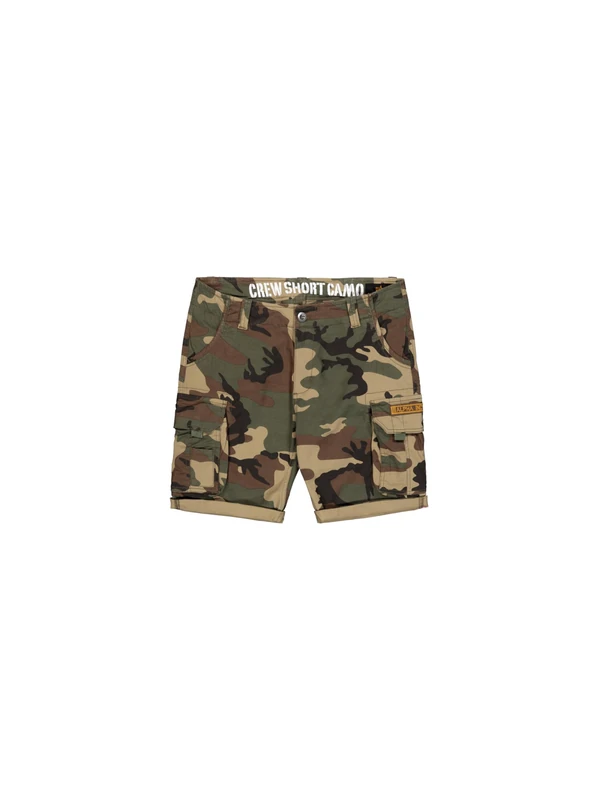 Alpha Industries Men's Crew Camo Shorts, Wdl Camo 65, 34