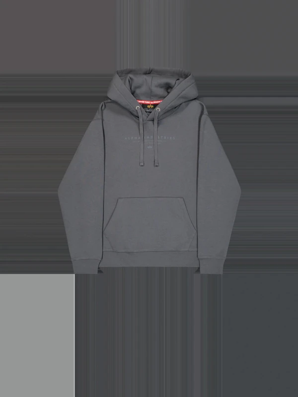 Alpha Industries Men's DTM Alpha Hoodie, Greyblack, 3XL