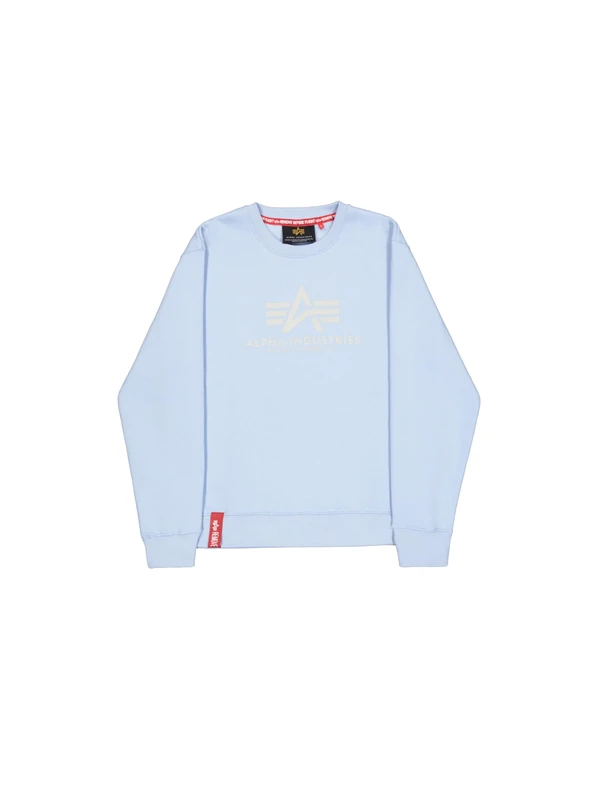 Alpha Industries Men's Basic BL Sweatshirt, Artic Blue, S