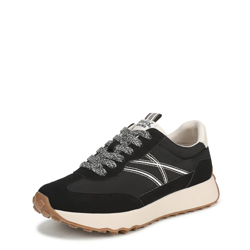 Blowfish Malibu Women's Driftmode Lace-Up Trainers, Black, Medium Fit, UK 4