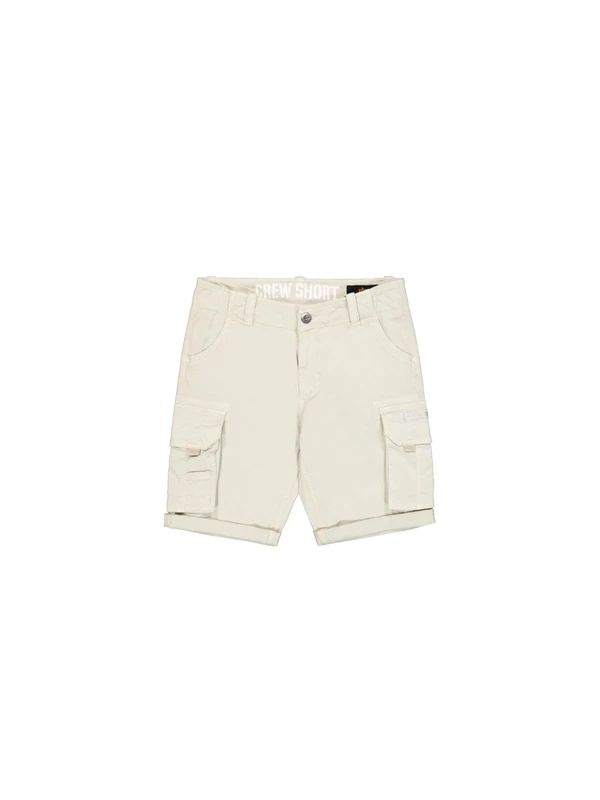 Alpha Industries Men's Crew Shorts, Stone, 30