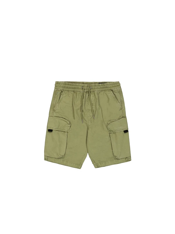 Alpha Industries Men's Division Shorts, Olive, S - Image 1