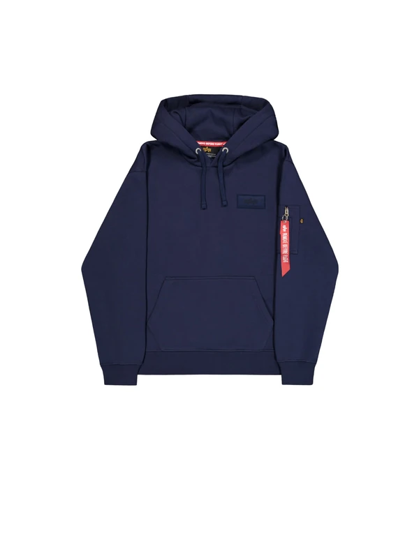 Alpha Industries Men's Backprint Mirror Camo Hoodie, Ultra Navy, XXL