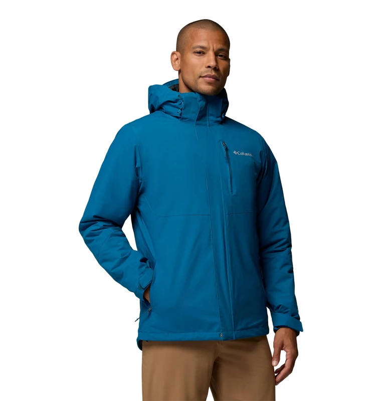 Columbia Men's Element Blocker 3 Interchange Jacket, 3 In 1 Interchange Winter Coat, Phoenix Blue, X-Large