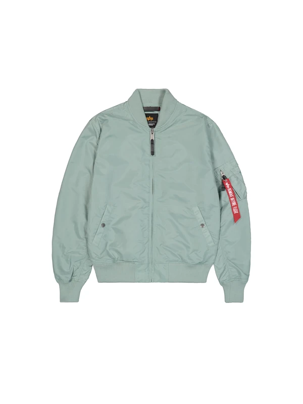 Alpha Industries Men's MA-1 TT Light Bomber Jacket, Frost Green, S