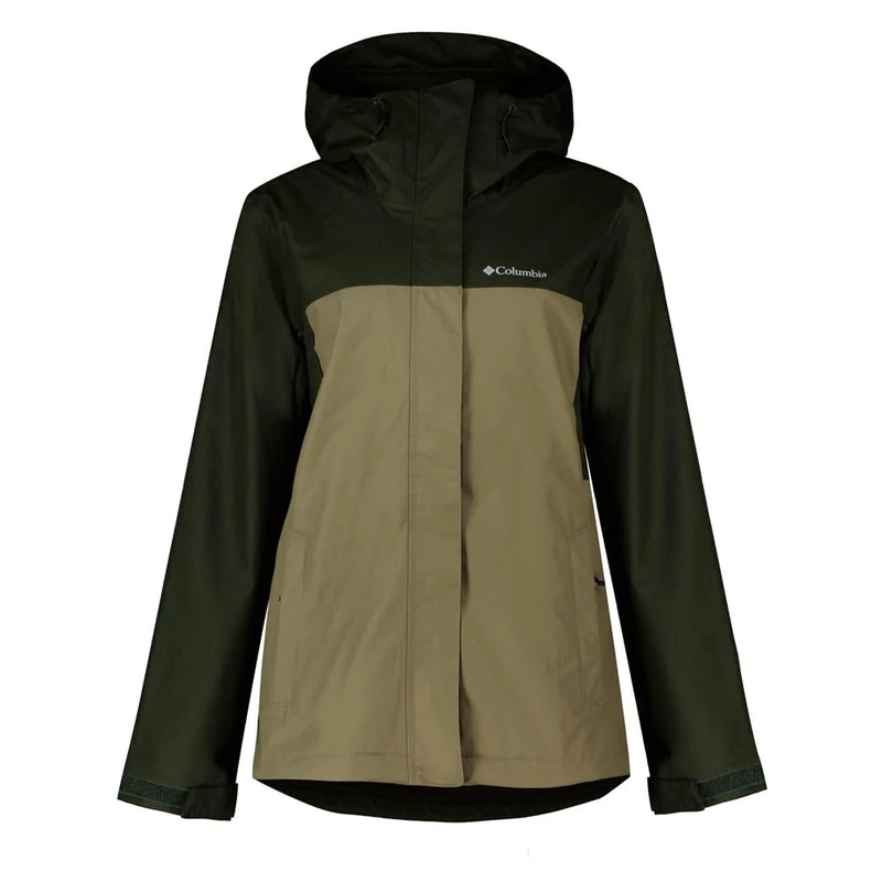 Columbia Women's Hikebound 2 Interchange Jacket, 3 In 1 Interchange Winter Coat, Greenscape/Stone Green, X-Small