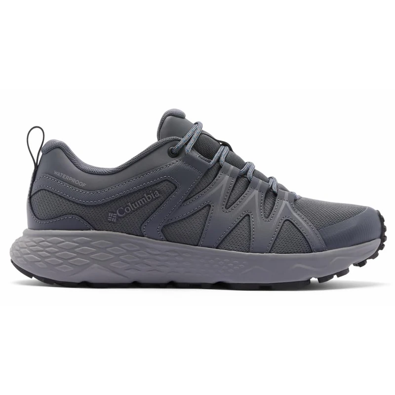 Columbia Men's Peakfreak Roam WP, Low Rise Trekking and Hiking Shoes, Graphite/Phoenix Blue, 7 Regular
