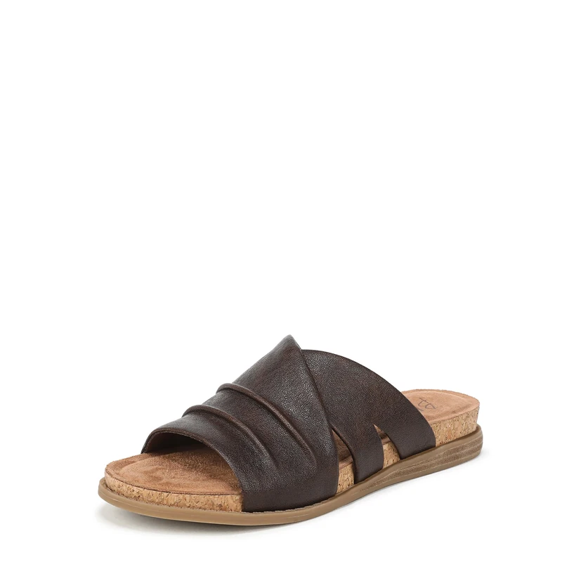 Blowfish Malibu Women's Noelle Flat Sandals, Black Smooth, Medium Fit, UK 6 - Image 1