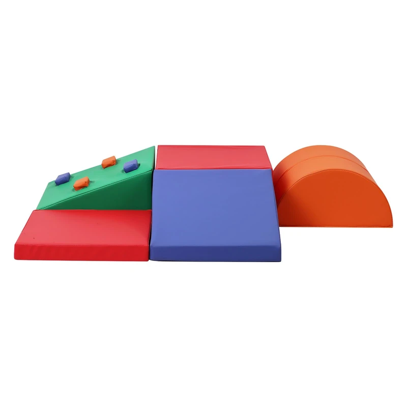 GarveeLife 5 x EPE Foam Baby Motor Skills Trail, Various Shapes & Colours, for 1 Years+, Crawl/Climb (Multi-Colour)