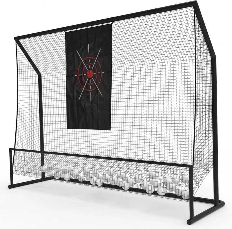 GarveeHome Golf Net 304 x 228 cm Golf Club Net with Multiple Targets Golf Practice Net for Tees and Chipping in the Garden, Indoor and Outdoor Golf Impact Net with Portable Swing Training Device