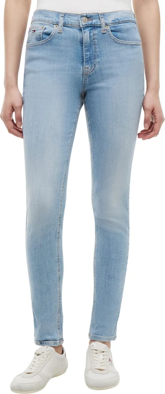 Tommy Jeans Women Nora Mid Rise Skinny Cj0218 DW0DW23080 Skinny, Denim (Denim Light), 25W / 28L