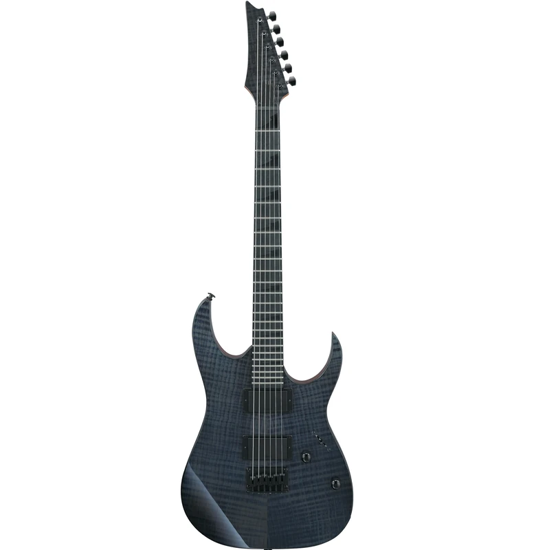 Ibanez Gio GRGR221FA-TDK Electric Guitar - RG Solid Body - 6 String - IBZ-6 Pickups - Roasted Maple Neck - Flamed Maple Art Grain Top in Transparent Indigo Black