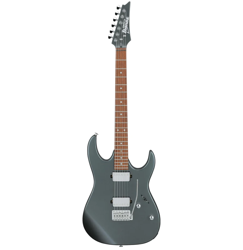Ibanez Gio GRX120SP-NGM Electric Guitar – GRX 6 String Solid Body with Maple Neck, Jatoba Fretboard, Classic Elite Pickups & T106 Tremolo Bridge - Noble Gray Metallic Matte