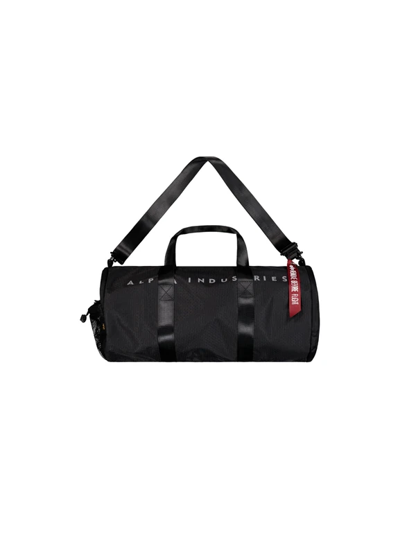 Alpha Industries Men's Ripstop Packable Gym Bag, Black, One Size