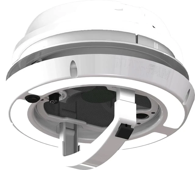 MAXXAIR Maxxfan Dome Plus 15cm Mushroom Roof Fan with LED Lighting, White, Manual, for Roof or Side Wall Mounting, for Bathrooms and Shower Rooms