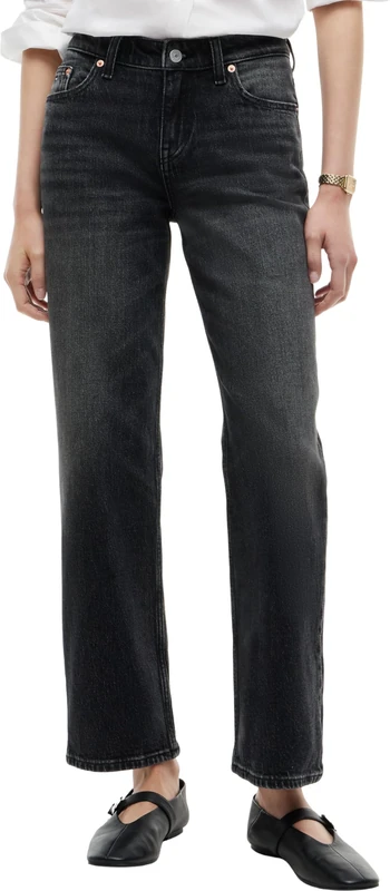 Tommy Jeans Women Sophie Low Rise Straight Dj0187 DW0DW23224 Straight, Denim (Denim Black), 25W / 28L