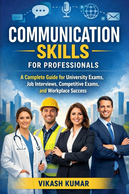 Communication Skills for Professionals: A Complete Guide for University Exams, Job Interviews, Competitive Exams, and Workplace Success (Exam-Ready Medical Notes Series)
