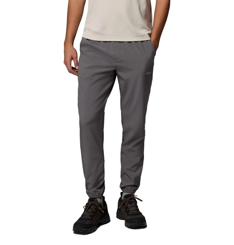 Columbia Men's Vital Valley Jogger, Joggers, City Grey/Black, Small Regular