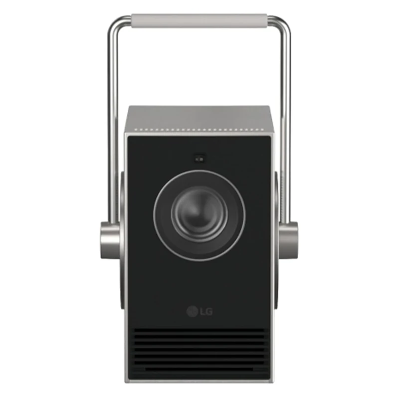 LG CineBeam Q PU600U, Mini Portable 4K Projector, 50-120 inch Screen, RGB Laser, 600 ANSI Lumens, LG TV webOS, AirPlay, Screen Share, Bluetooth, Built-in speaker, Auto Screen Adjustment