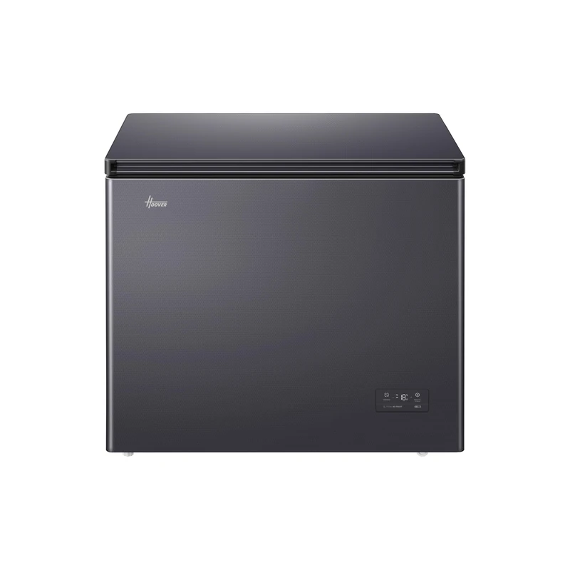 Hoover Free Standing Chest Freezer, 1 Door, Total No Frost, E Class, 200L Total Capacity, Dark Inox 94x57x86.5cm - HONCHQ6T200ESK