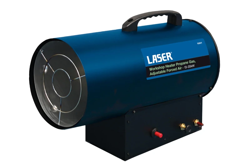 Laser 9307 Workshop Heater Propane Gas, Adjustable Forced Air - 13-35kW