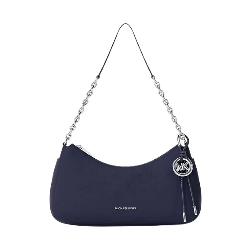 Michael Kors NOLITA Medium pebbled leather clutch bag with chain