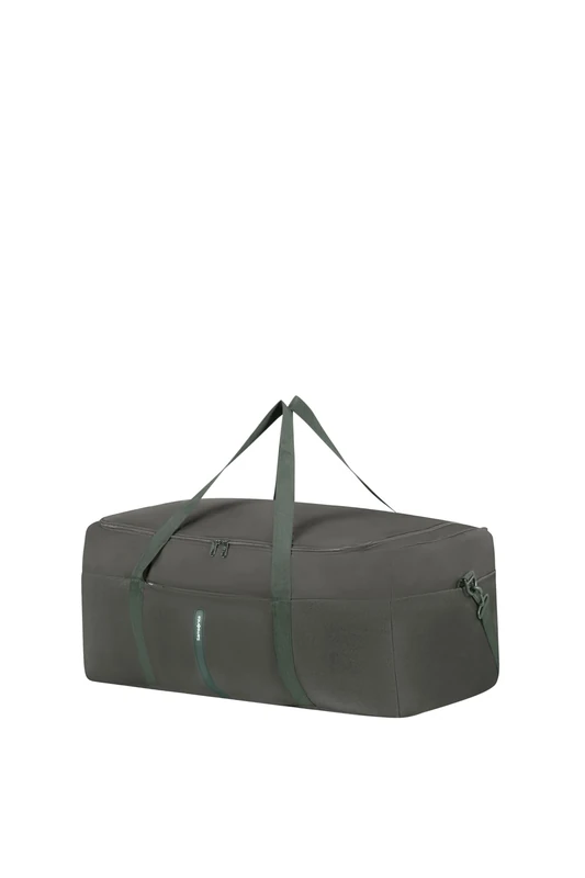 Samsonite TA Revolution - Foldable Travel Bag 67 cm, Large, Lightweight & Compact, with Reflective Details, Duffel Bag for Holidays & Sport, Green