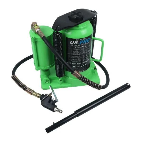US PRO Tools 20 Ton Air Bottle Jack with Manual Override 8819