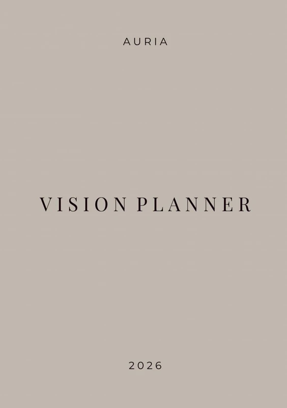 Auria Vision Planner 2026 — Avril à Juin: Vision et organisation personnelle en français