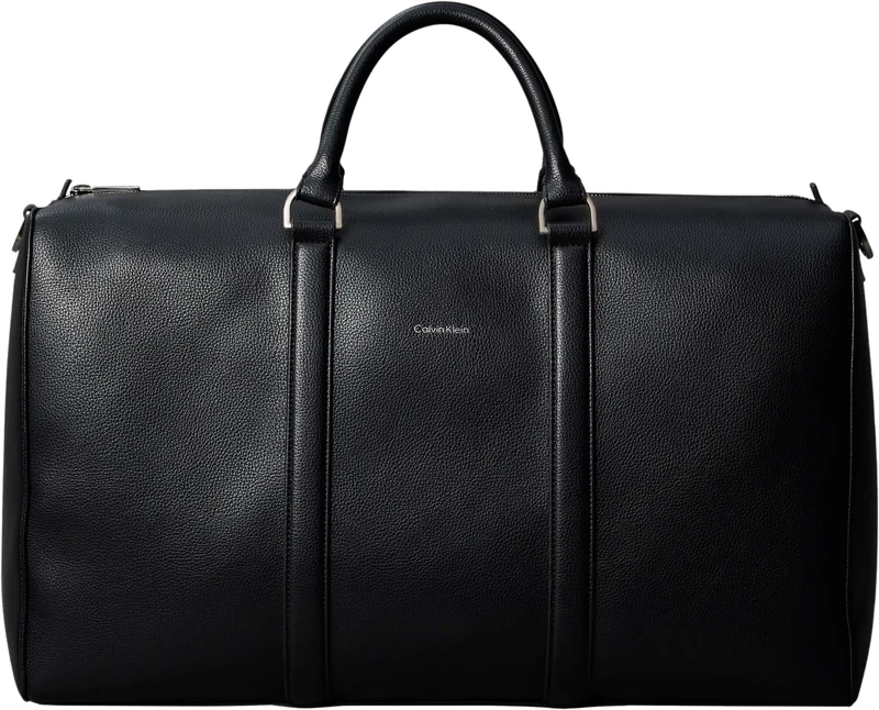 Calvin Klein Men Raised Duffle LV04D3158G Duffle Bag, Black (Black), One Size