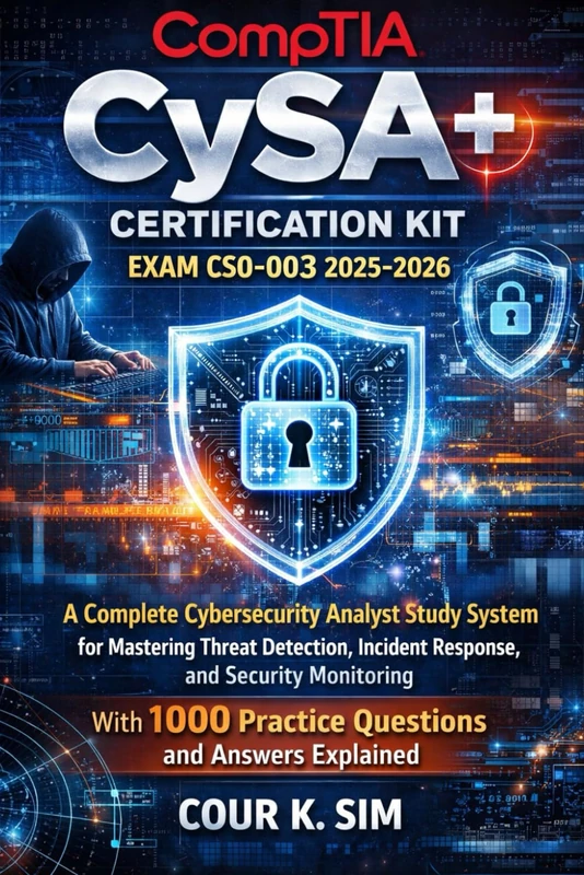 CompTIA CySA+ Certification Kit: Exam CS0-003 2025-2026: A Complete Cybersecurity Analyst Study System for Mastering Threat Detection, Incident ... 1000 Practice Questions and Answers Explained
