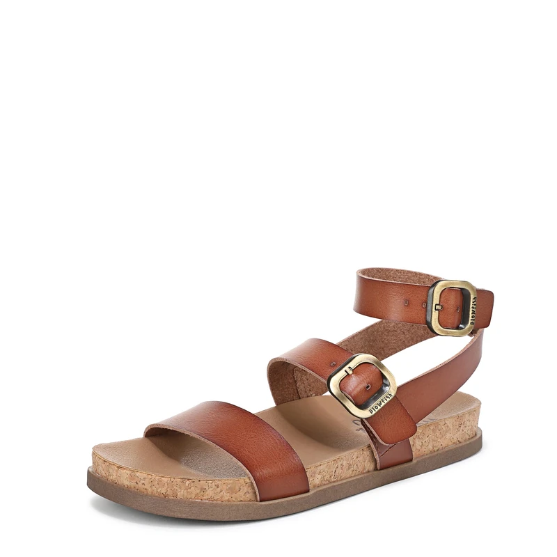 Blowfish Malibu Women's Lawson Flat Sandals, Scotch Brown, Medium Fit, UK 7