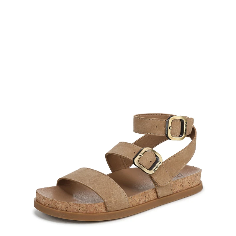 Blowfish Malibu Women's Lawson Flat Sandals, Sand, Medium Fit, UK 7
