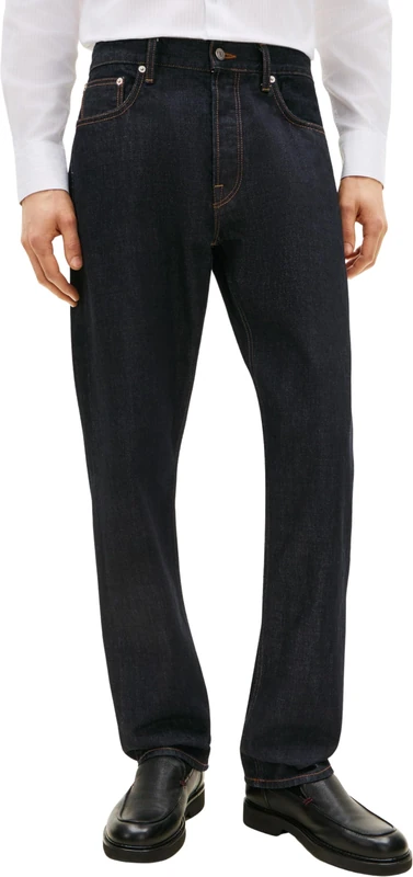 Tommy Hilfiger Men Dover Regular Straight Selvedge MW0MW41898 Straight, Denim (Selvedge Rinse), 32W / 34L