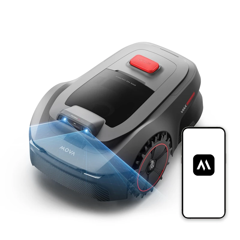 Mova ViAX 300 Robot Lawnmower - AI Mapping & Dual-Vision