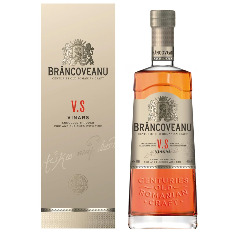 Brandcoveanu VS - Premium Romanian Spirit Drink, Very Special Brandy-Style Blend, 700ml Bottle - Image 1