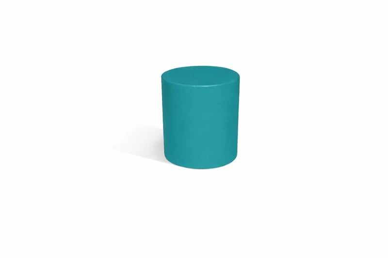 Sweet Table Cylindrical Column Height 40 cm Diameter 35 cm Teal Colour Made in Italy