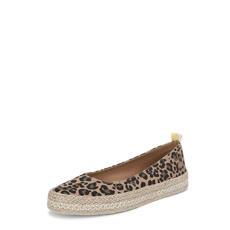 Blowfish Malibu Women's Benita Ballet Flats, Taupe Leopard Print, Medium Fit, UK 6