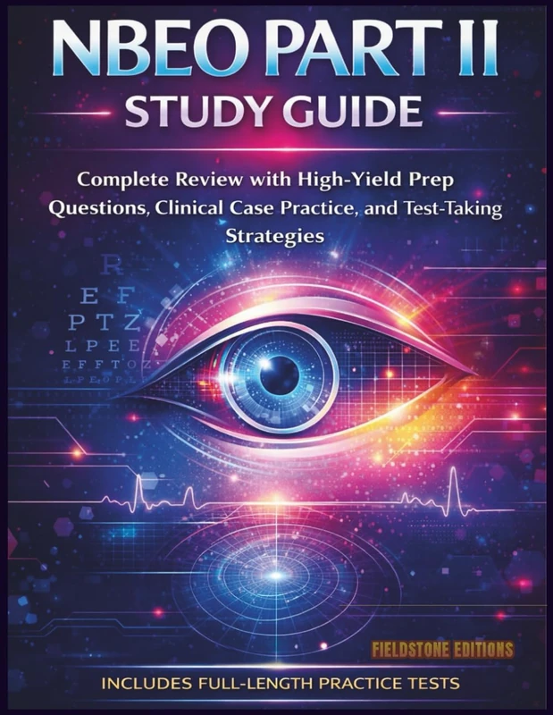 NBEO Part II Study Guide 2026: Complete Review with High-Yield Prep Questions, Clinical Case Practice, and Test-Taking Strategies (Includes Full-Length Practice Tests)