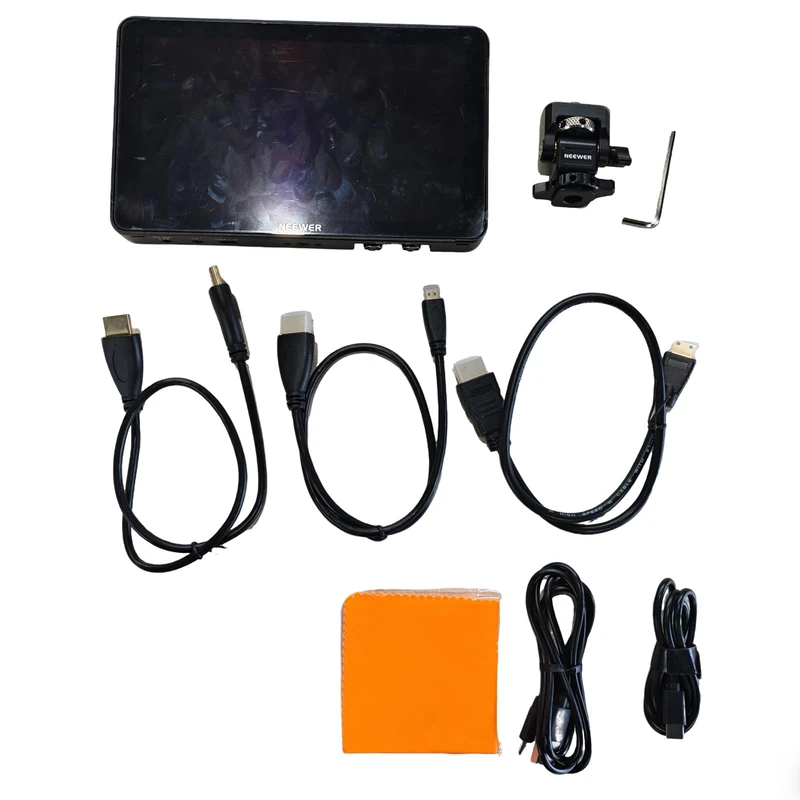 NEEWER 7" DSLR Camera Field Monitor, 1200nits 1920x1080 Touchscreen, 4K HDMI Loop in/Out with 3D LUT Peak Focus Video Assist HDR Waveform, OLED/SDI Port for Photographers Content Creators, F700U