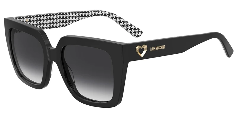 MOSCHINO LOVE, FLOOR GAFAS, MOL099/S, PATTERN BLACK, 53, (WOMAN)