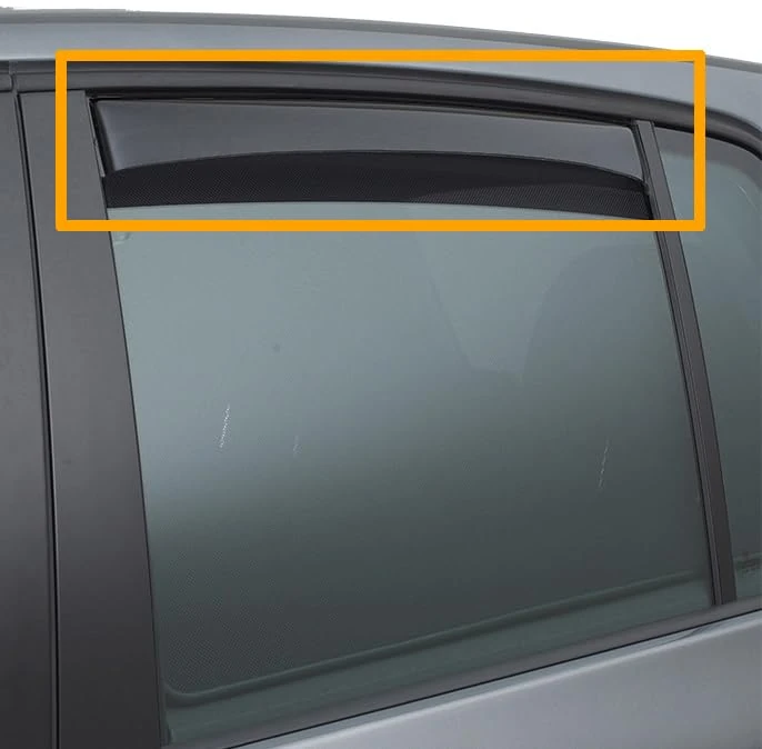 ClimAir Window Visors Master Dark (rear) compatible with Renault Symbioz 2024- - Image 1